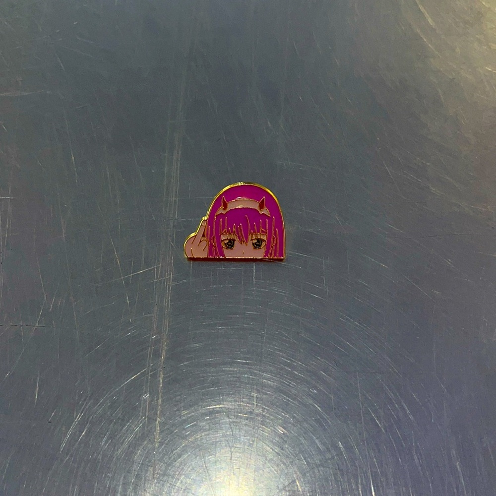 Chainsaw Man Power Middle Finger Pin